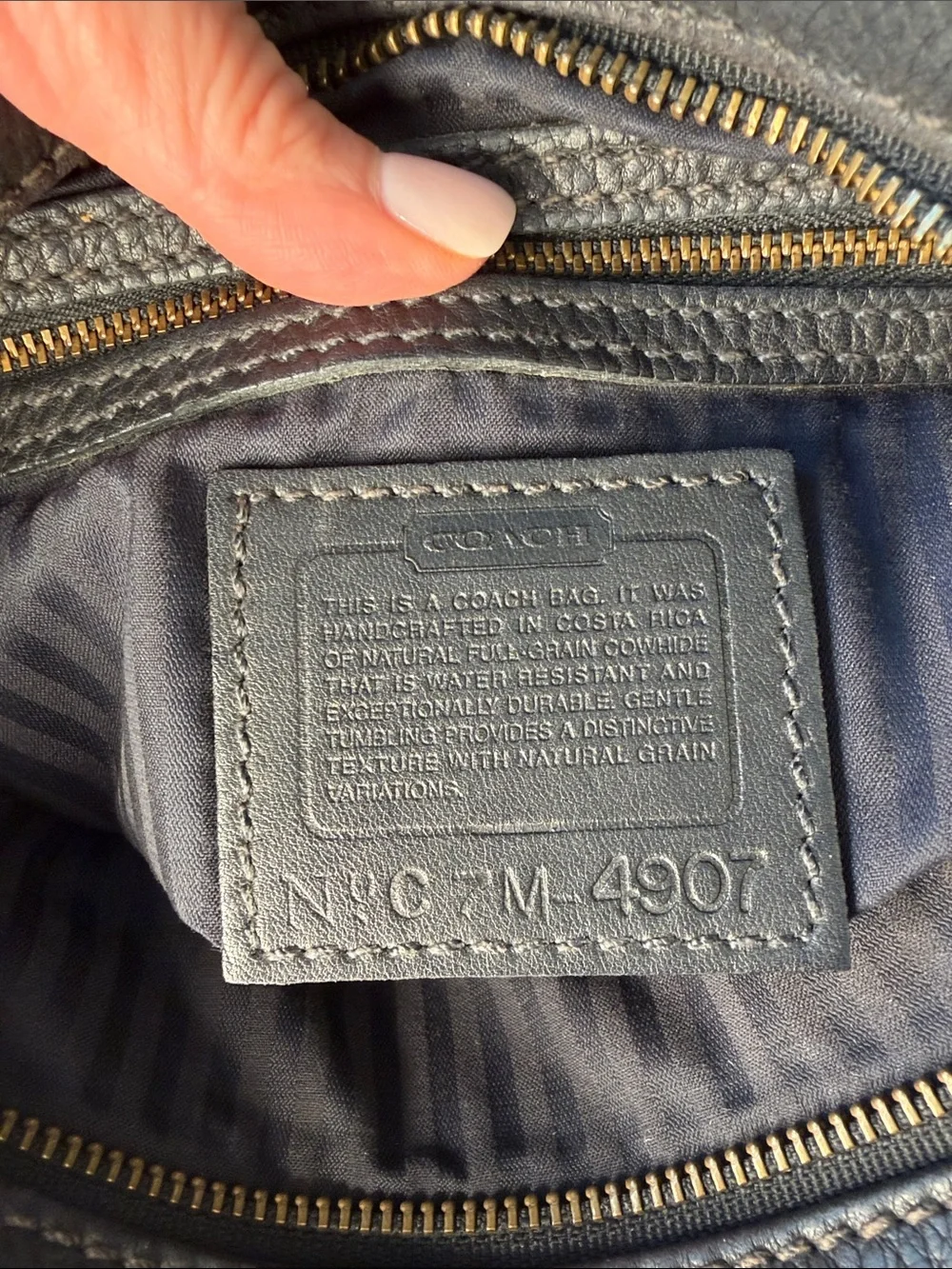 Coach Vintage Sonoma Bucket Model 4907